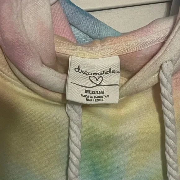 Vibrant Tie-Dye Women's Hoodie - Picture 4 of 5